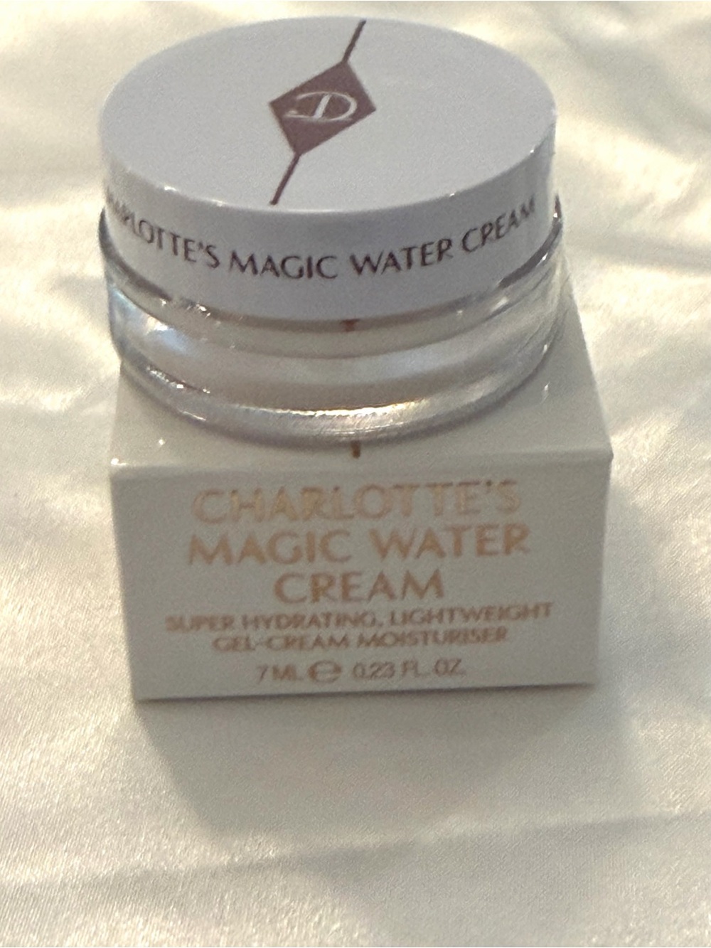Charlotte Tilbury Magic Water Cream Moisturizer .23 fl oz NEW Lightweight Gel